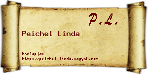 Peichel Linda névjegykártya